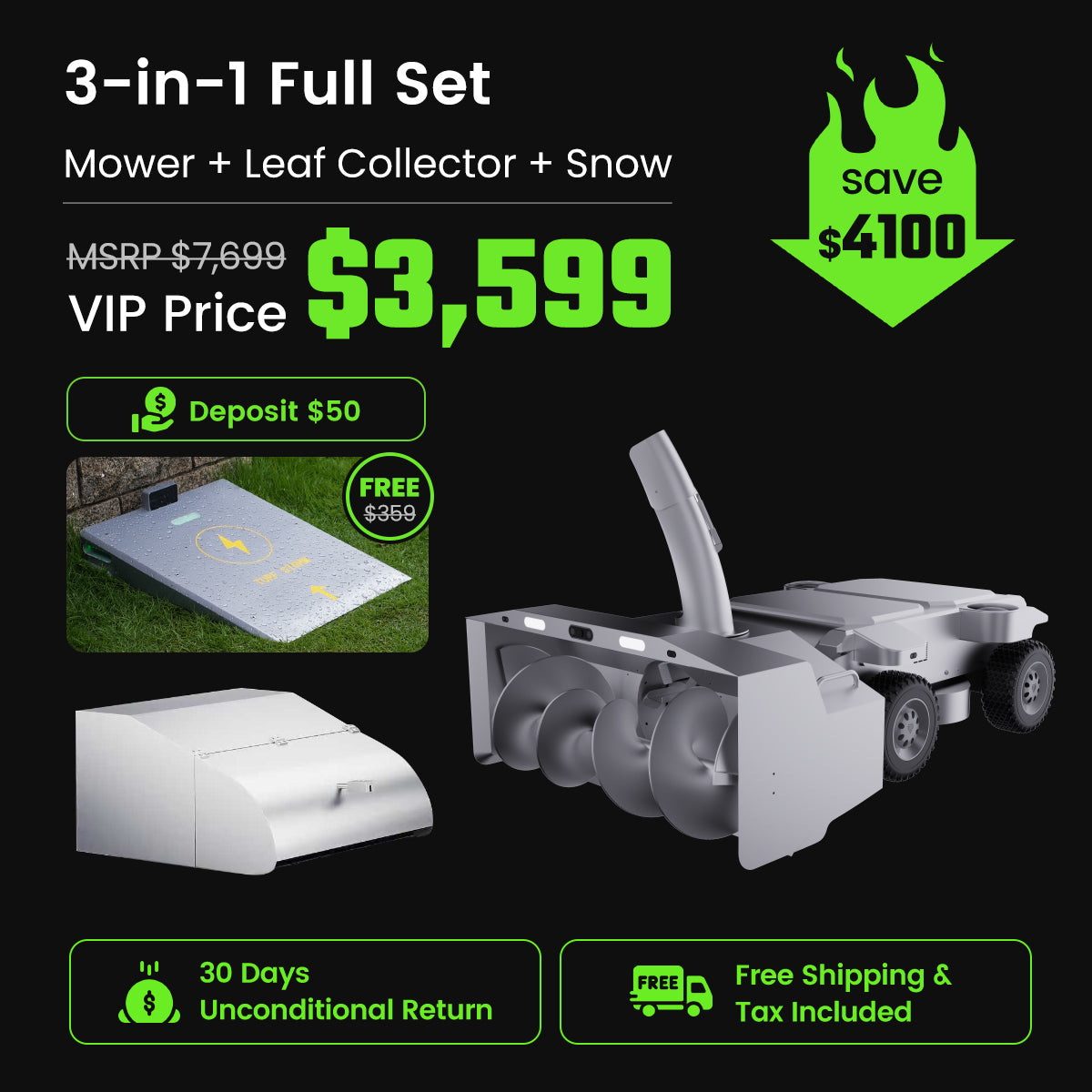 Make the Deposit For 3-in-1