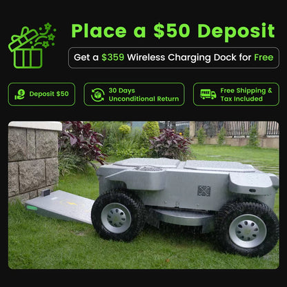 Place a $50 Deposit —  Get a $359 Wireless Charging Dock for Free